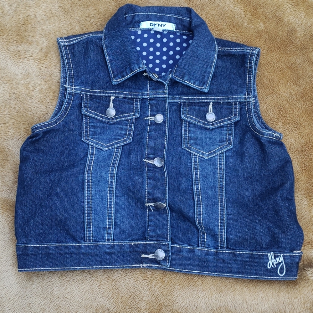 DKNY denim vest